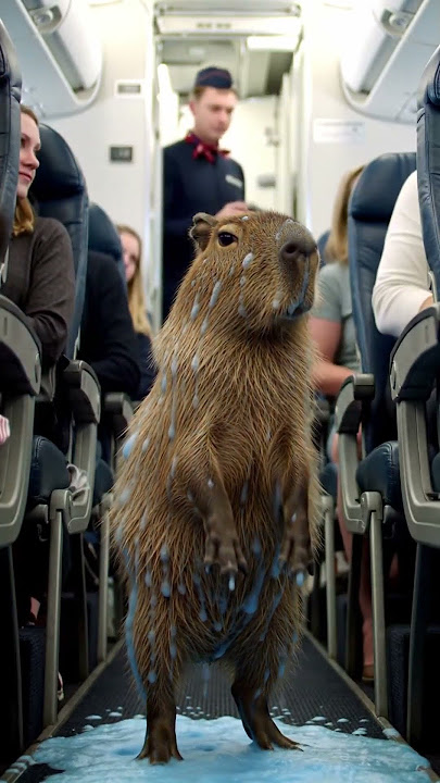 fresh from the crew capybara #capybara #cute #funny #animals #shorts