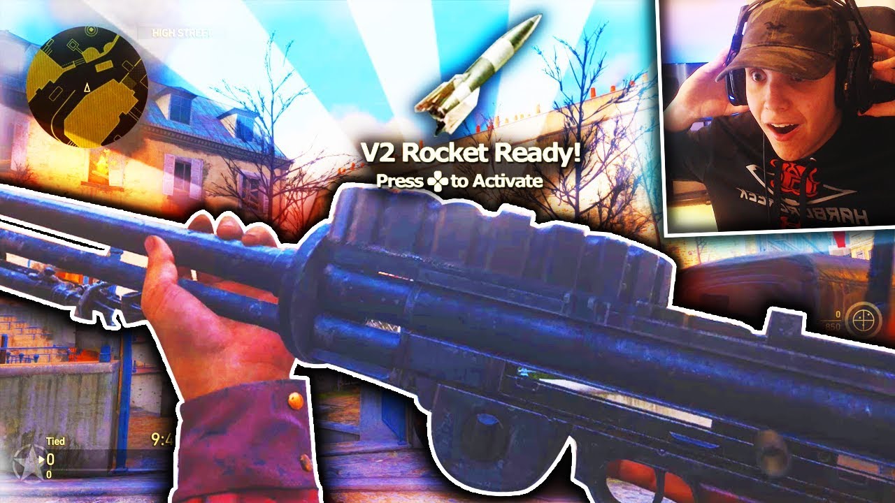 LEWIS LMG Drops INSANE V2 ROCKET in WW2! ULTIMATE "V2 ROCKET" w/ LEWIS...