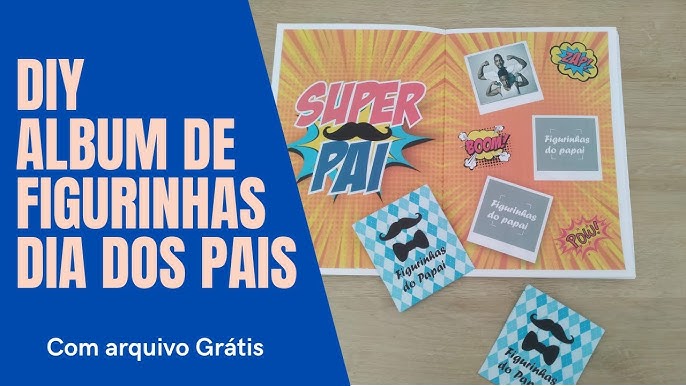 DIY: Álbum de Figurinhas Scrapbook