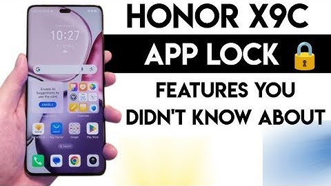 How to App Lock on Honor X9c You Didn