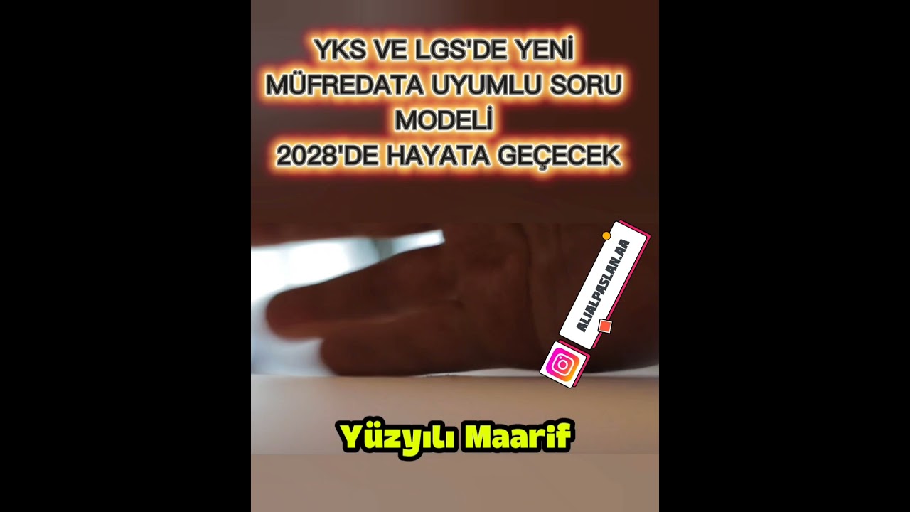 ❗️YKS VE LGS'DE YENİ  SORU MODELİ 