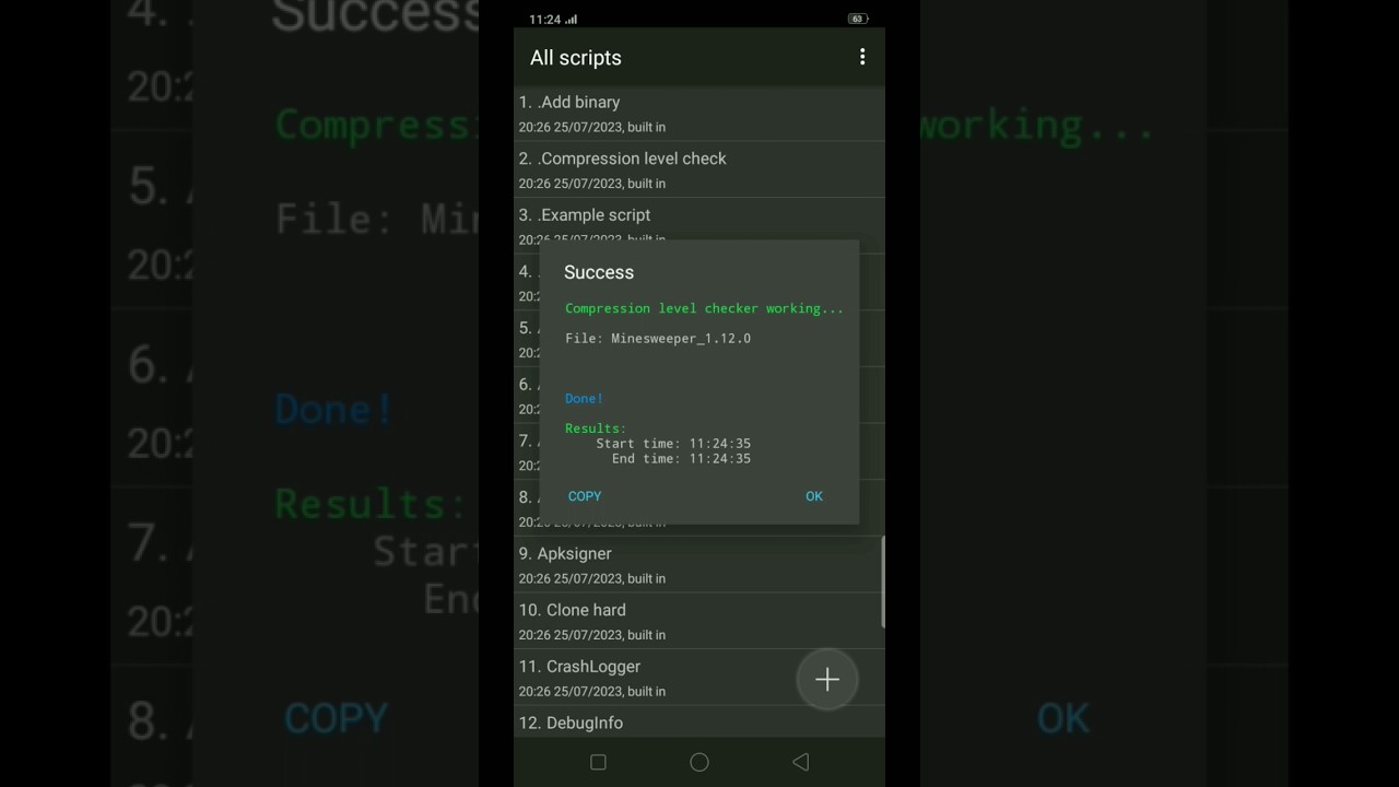 Compression Level Check (MPatcher) 