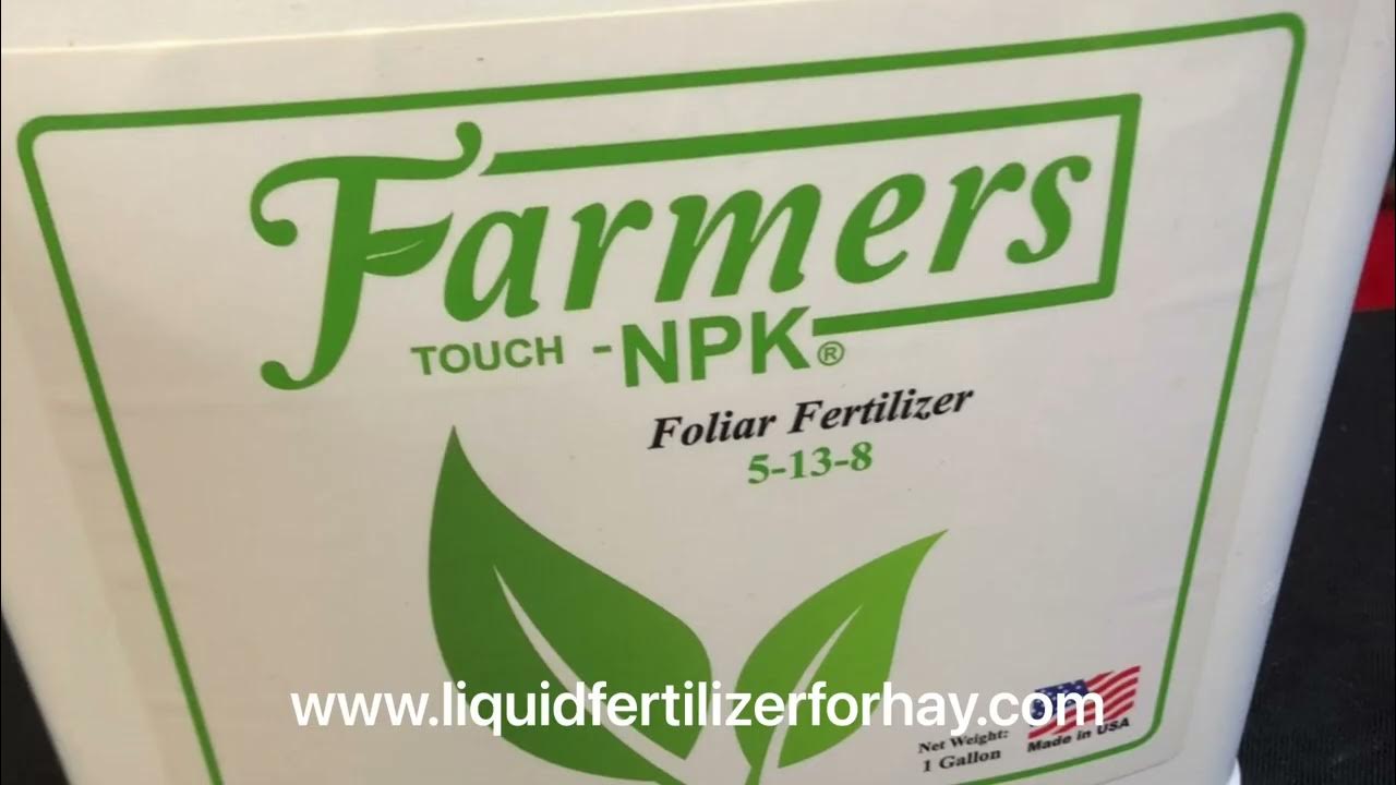 Crops2cattle / Best Liquid fertilizer for hay and pasture! YouTube