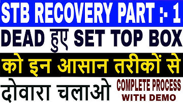 How to recover dead set top box,Ic flasher,RT809F ,Red light box repairing,ic programmer,box recover