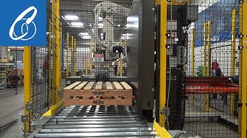 Automatic Pallet Dispenser as a part of an Integrated Palletizing Line