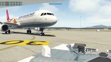 Push-back & engines start Airbus A321 X-Plane 11 ToLiss A321