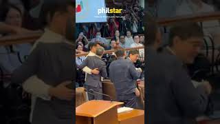 Joel Villanueva dumating sa Senate special session