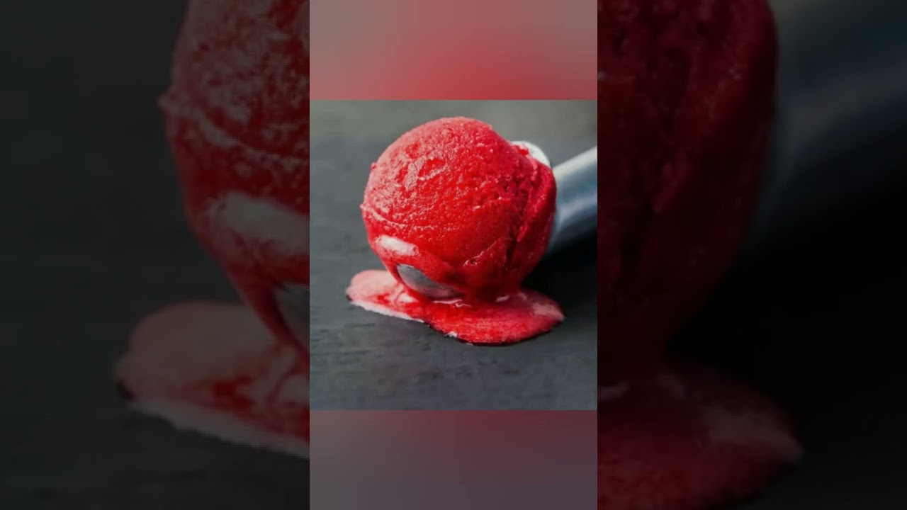 Beetroot ice cream