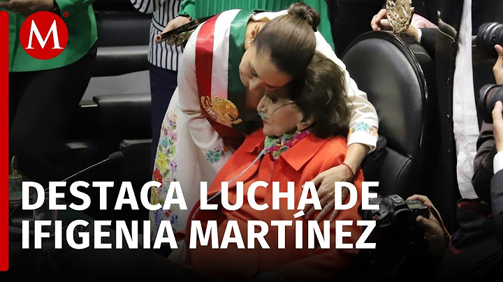 Sheinbaum lamenta muerte de Ifigenia Martínez en La Mañanera del Pueblo