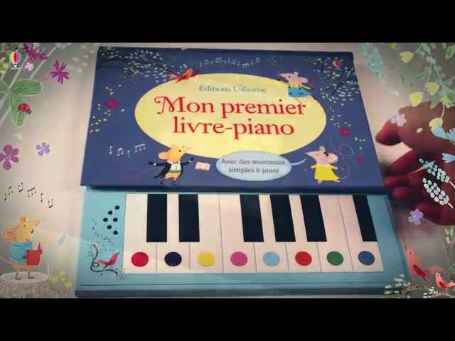 Mon grand livre-piano aux éditions Usborne - Maman Fouine