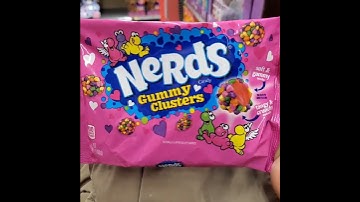NERDS GUMMY CLUSTERS Valentines Edition #short #amazing #satisfying #asmr #shorts