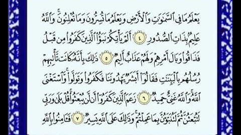 064  Al Tagabun سورة التغابن للشيخ ماهر المعيقلي