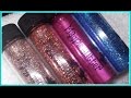 Four Magpie Glitters Swatched