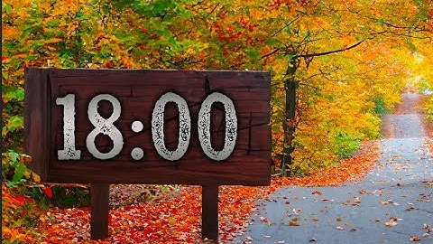 Autumn Tranquility: 18-Minute Silent Countdown Timer 🍂🕒 | Miss Ashley