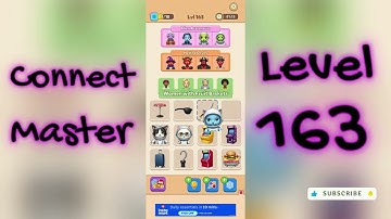 Connect Master Match Puzzle Game Walkthrough 🔗🧩 | Level 163 | SolutionGuruji