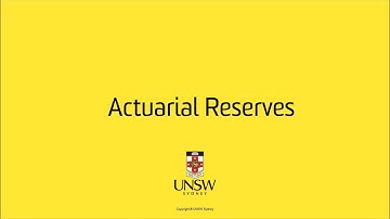 Actuarial Reserves