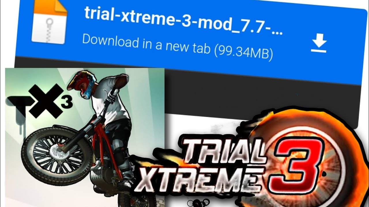 TRIAL XTREME 3 MOD APK DINHEIRO INFINITO TUDO LIBERADO LINK