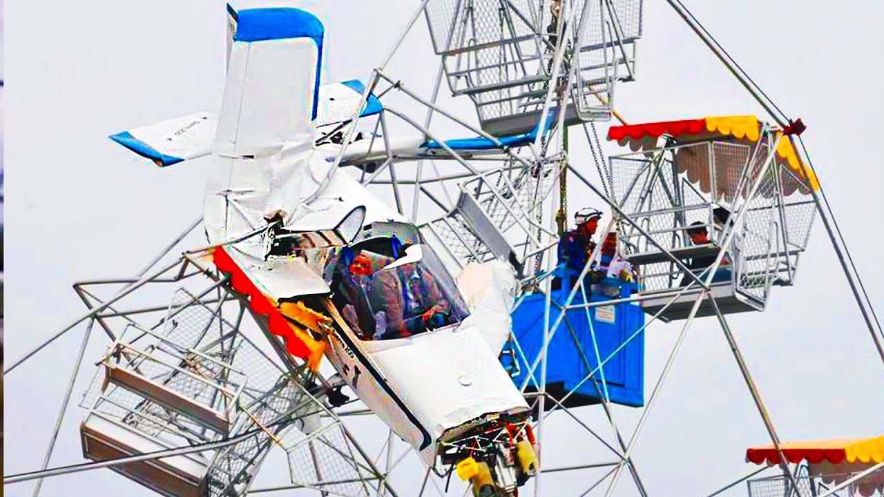 Plane Crashes Into The Ferris Wheel YouTube