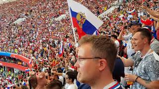 National Anthem Russia. Russia Vs Spain r16 Moscow. 1st July 2018 FIFA World Cup.