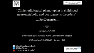 Pattern recognition in neurogenetic disorders for dummies: Part 1: LEUKODYSTROPHIES!