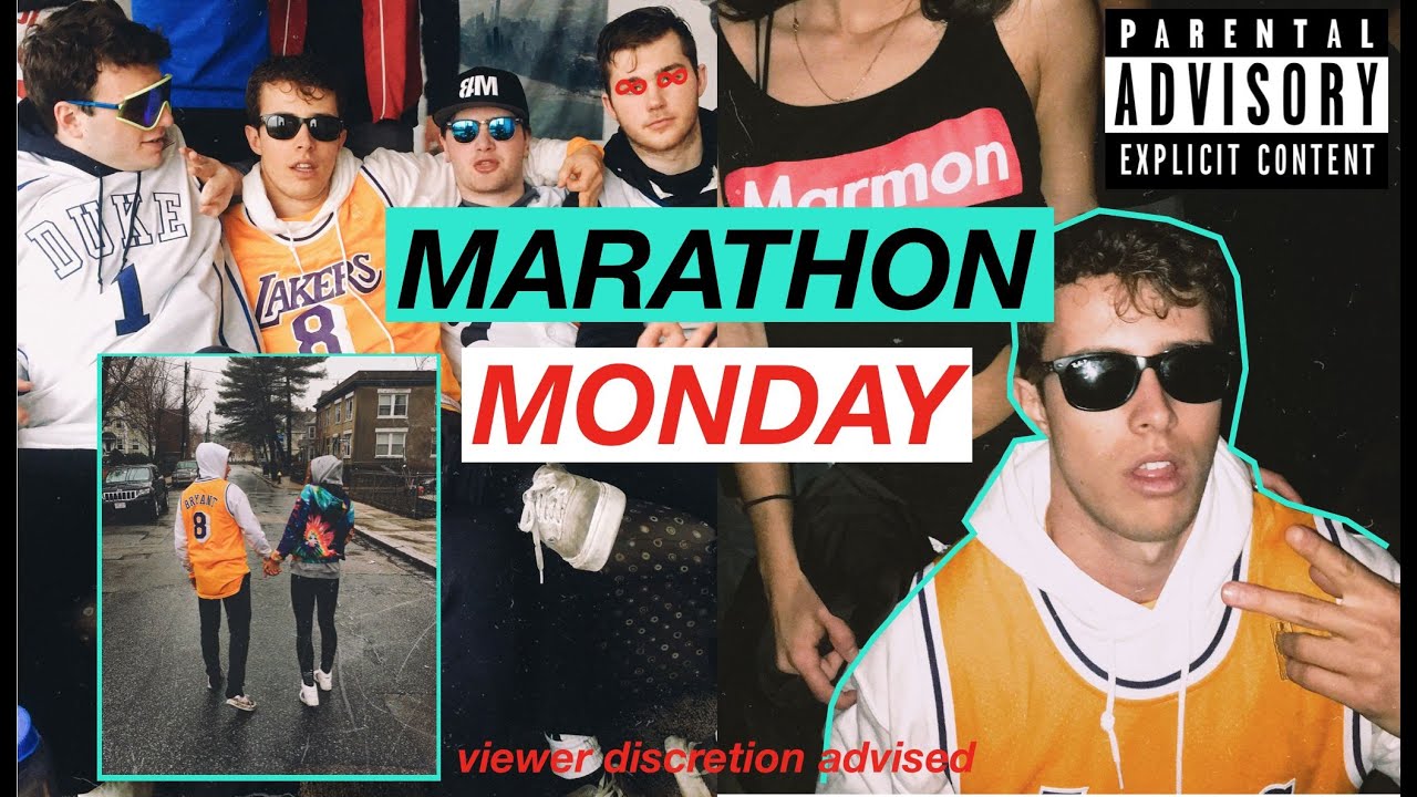 The Ultimate College Day Party | MARATHON MONDAY² vLog 2018 - YouTube