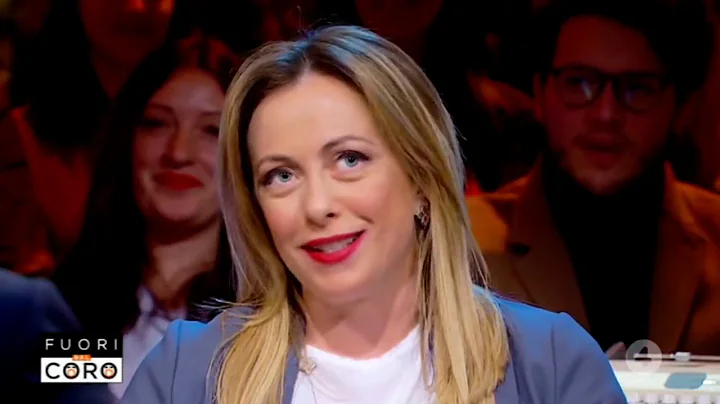Una straordinaria Giorgia Meloni ospite da Mario G...