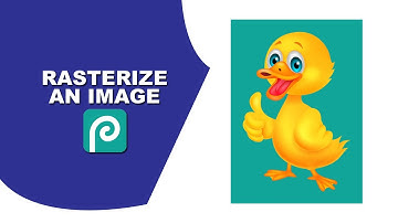 How to rasterize an image in Photopea