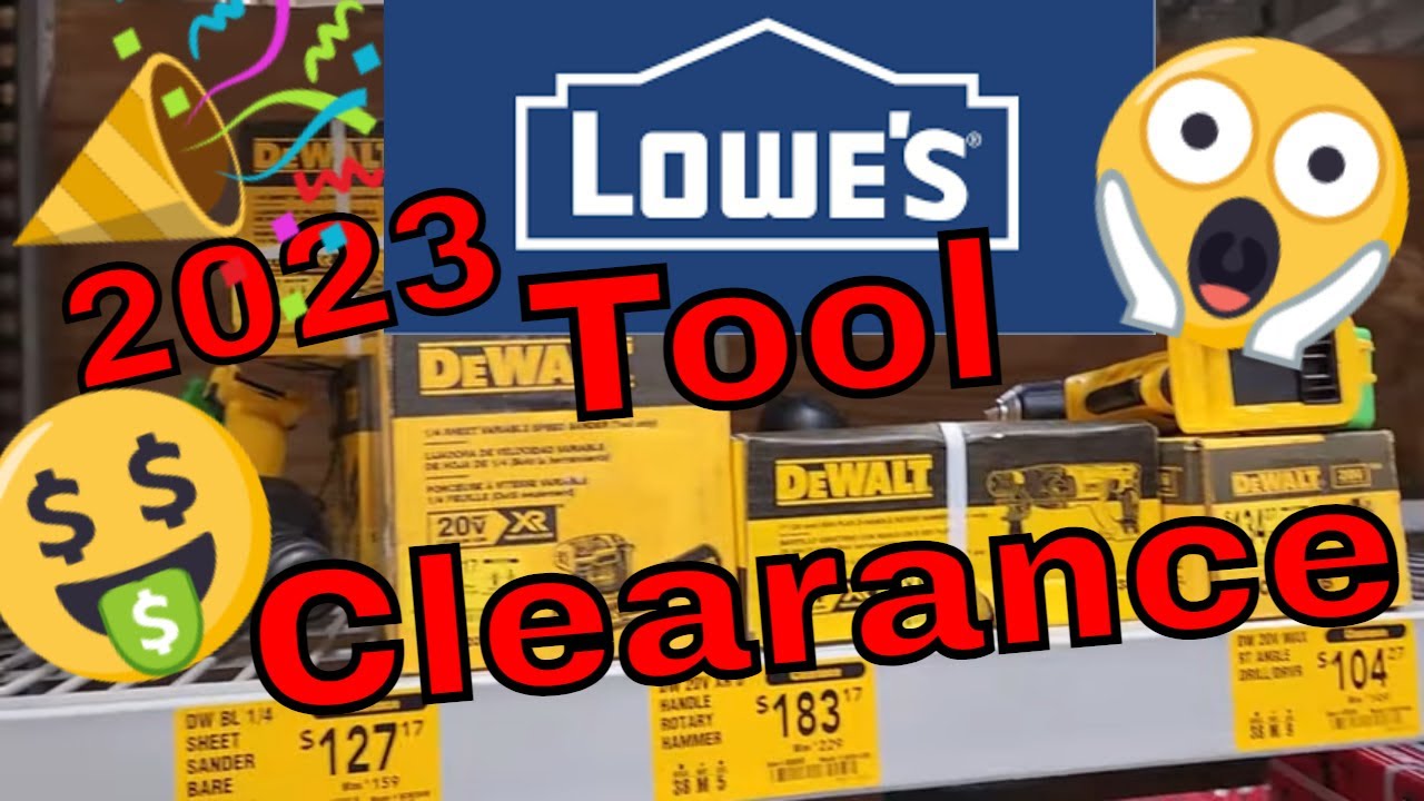 LOWE'S Clearance DEALS on DeWALT & CRAFTSMAN! Plus New KOBALT 40V