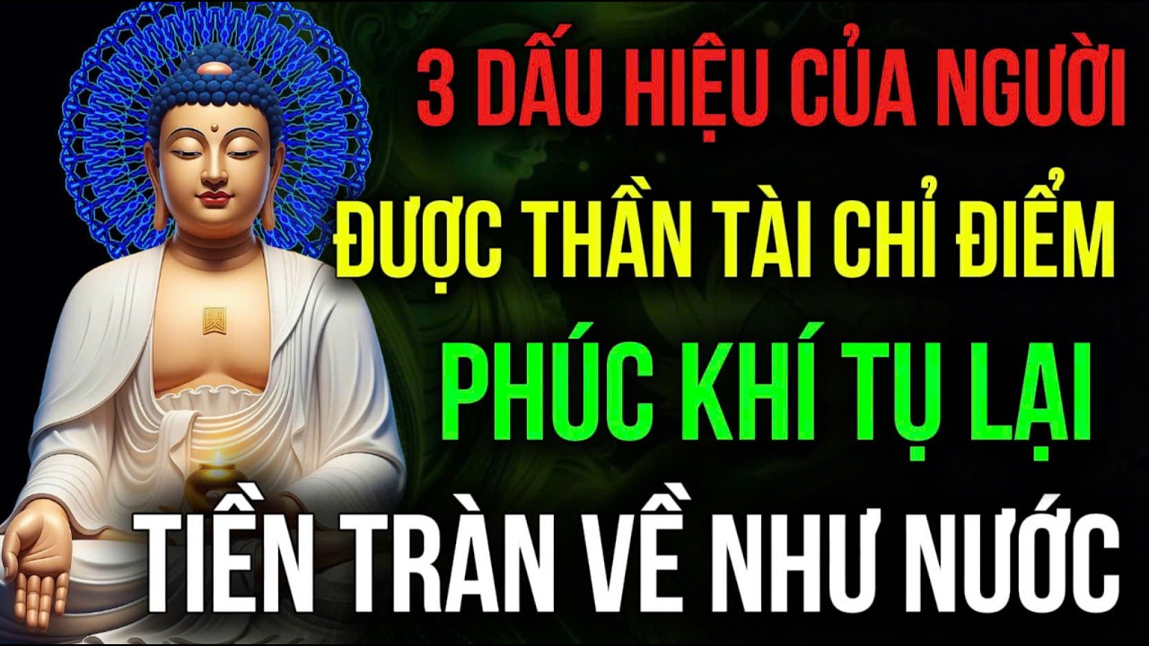 3 DẤU HIỆU NGƯỜI ĐƯỢC THẦN TÀI CHỈ ĐIỂM, PHÚC KHÍ TỤ LẠI, Tiền Kéo Về Như Nước Không Cản Nổi