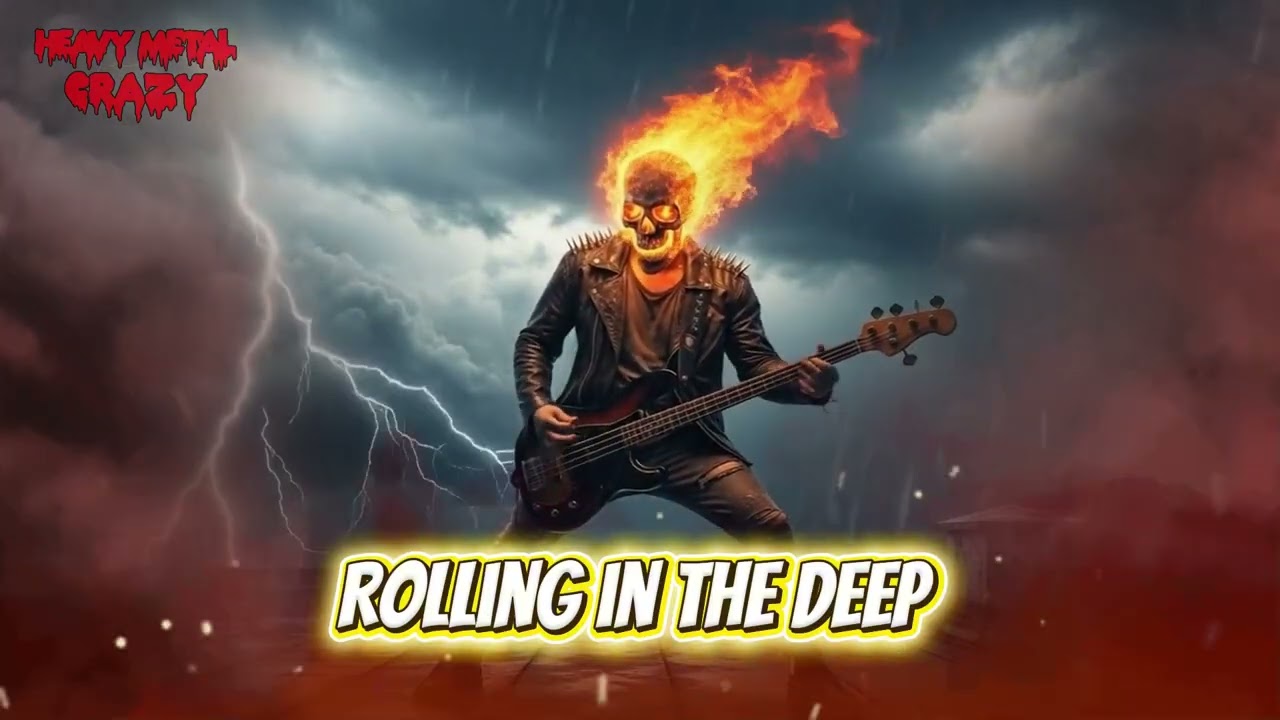 Rolling in the deep - Adele | Heavy Metal Crazy