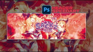 Dark Magician Girl(Yu-Gi-Oh) Header Speedart | Photoshop screenshot 5