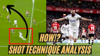 Karim Benzema Film Study | Shooting Technique vs Athletic Club 12.22.21