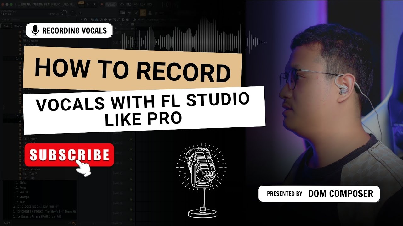 របៀបថតសំឡេងក្នុង Fl Studio 2024 || How To Record Vocals Fl Studio 2024