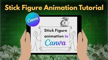 Create Stick Figure Animation Video in Canva | Free AI Voiceover + Script Tutorial