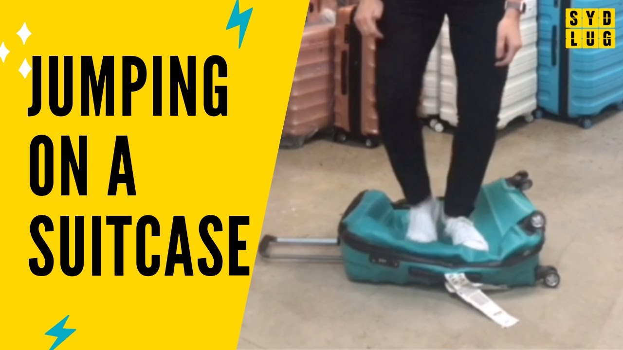 Can we break this suitcase? Click to find out!