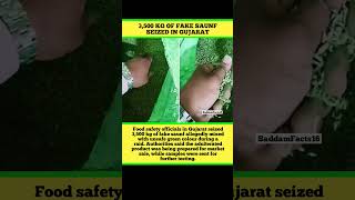 3,500 kg of Adulterated Fennel Seeds Seized in Gujarat #shortsfeed #gujarat #viral #tranding #yt