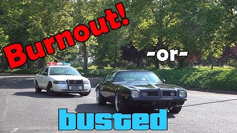 1975 Pontiac Firebird: Line lock testing.  Burnout time? [4K] Ep41