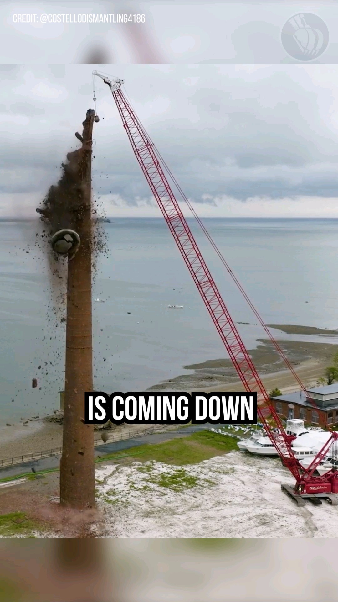 Smokestack demolition Short