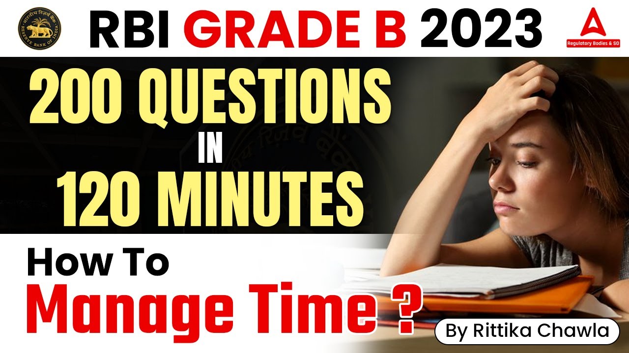 How to Manage time during RBI Grade B Preparation?? | RBI Grade B Tim ...