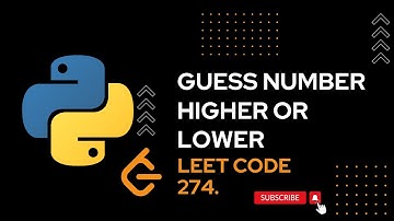 274. Guess Number Higher or Lower | Python | LeetCode