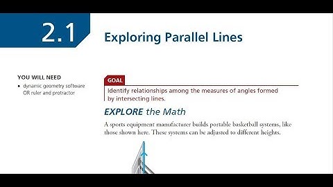 FM 20 2.1 Exploring Parallel Lines