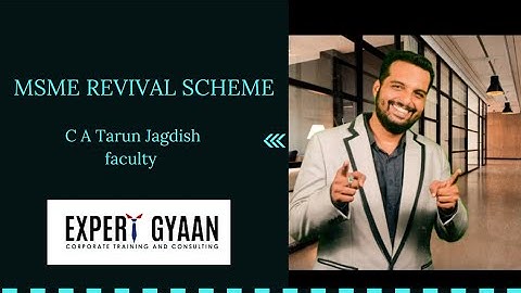 "MSME REVIVAL SCHEME"