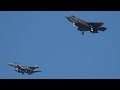 航空自衛隊 F-35 A AX-24 初飛行でF-15とともに岐阜基地へ飛来 JASDF 24th F-35A makes its maiden flight 21/2/19