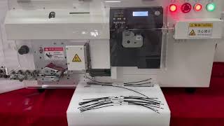 inserting number tube wire cutting and stripping machine