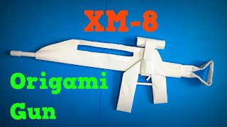 картинка: Оригами Винтовка | Как сделать винтовку XM8 из бумаги