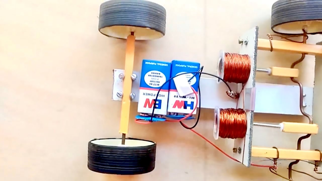 how to make solenoid engine car youtube