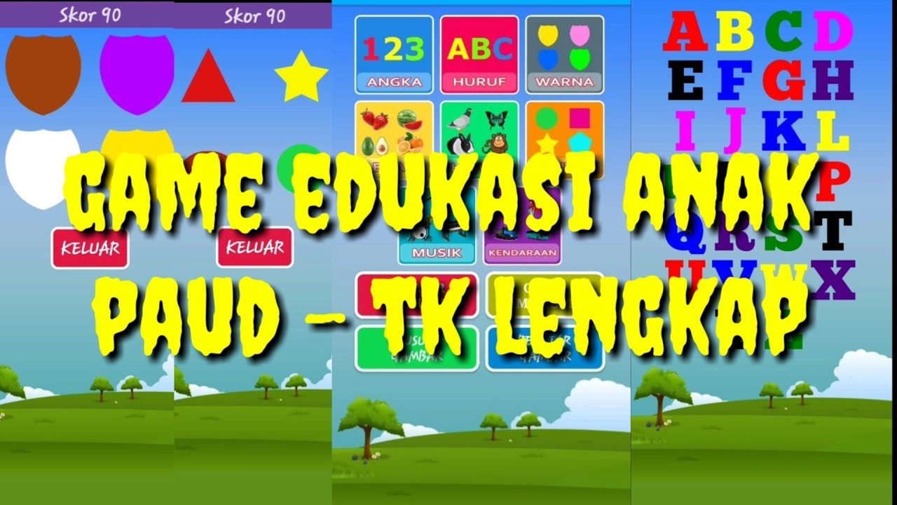 Game Edukasi Anak PAUD - TK Lengkap - YouTube