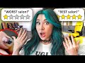 Going to THE WORST &amp; BEST Rated NAIL SALONS IN MY CITY (one hand each)