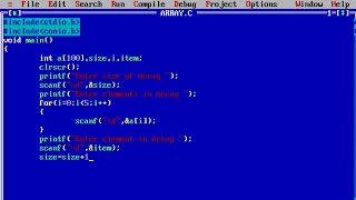 c program to insert element at ending position of array | learn coding