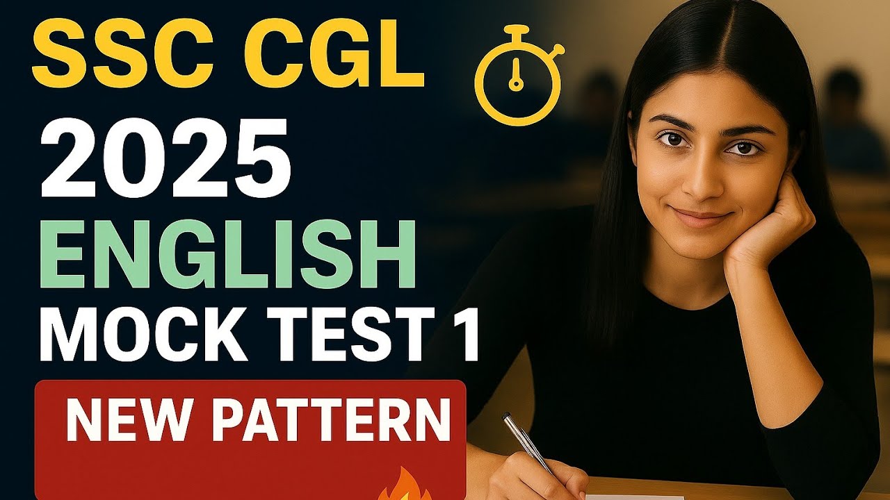 👉 SSC CGL 2025 English Mock Test 1 | New Eduquity Pattern Questions ...
